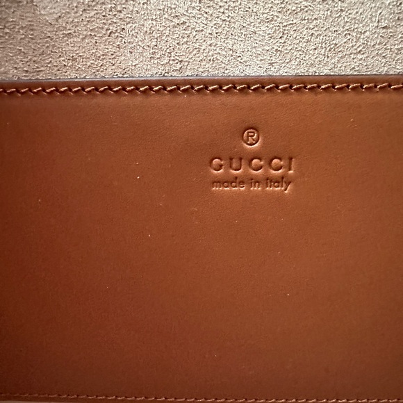 Gucci Diana Leather Bamboo handle Small Tote bag in two tone geometric - Picture 13 of 16